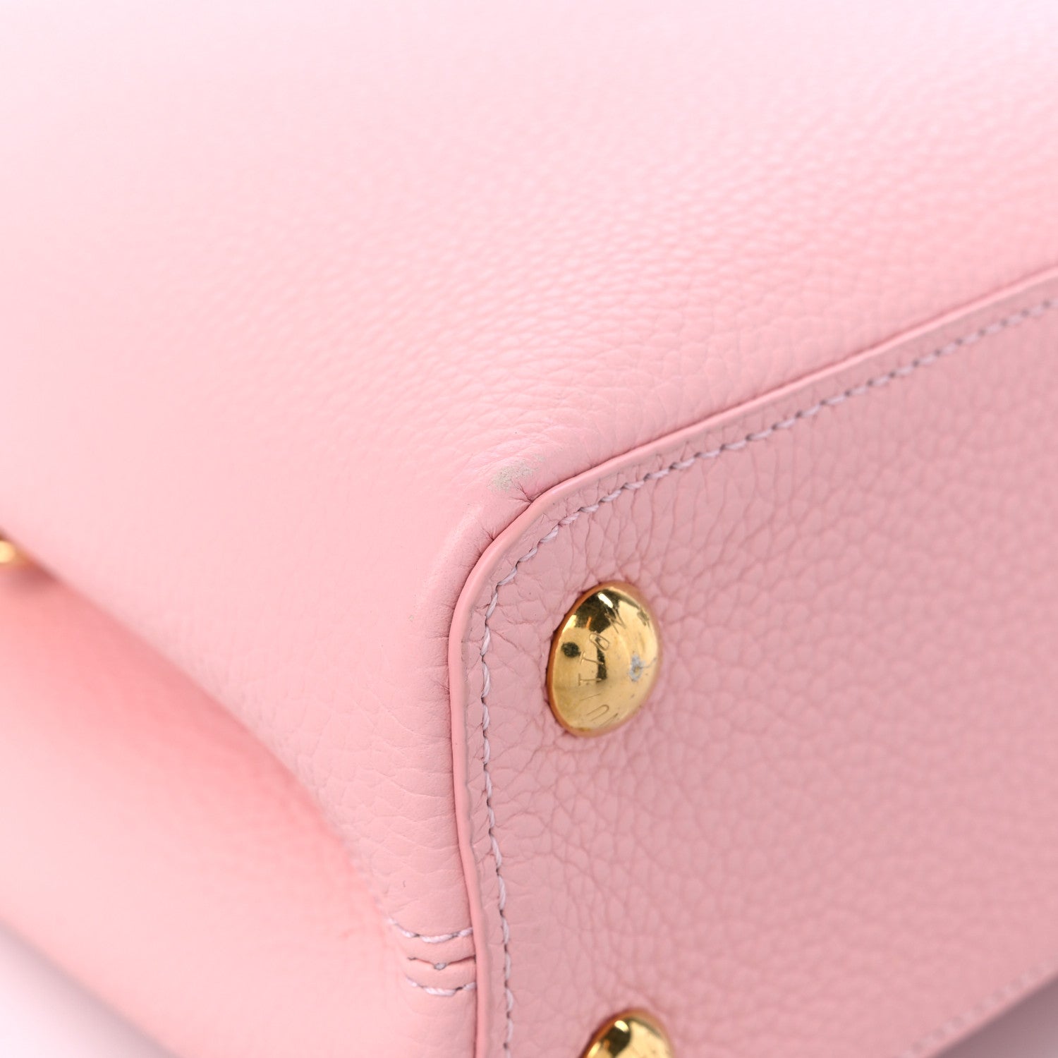 Louis Vuitton Taurillon Scrunchie Capucines BB Bubble Gum Pink 7 of 11
