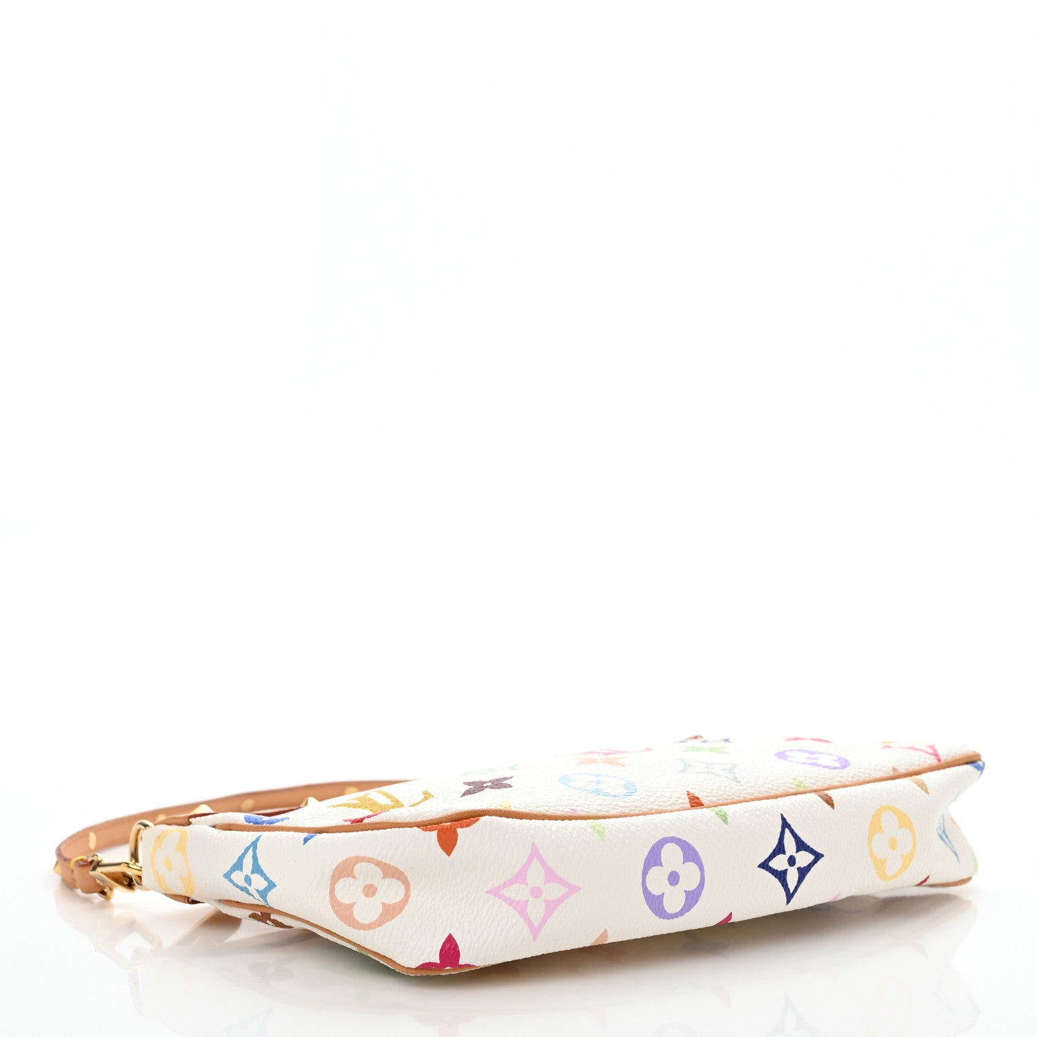 Louis Vuitton Monogram Multicolor Pochette Accessories White 4 of 11