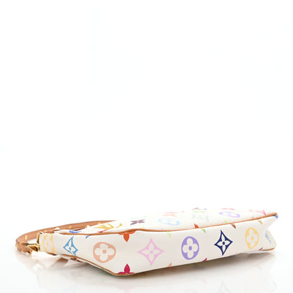 Louis Vuitton Monogram Multicolor Pochette Accessories White 4 of 11