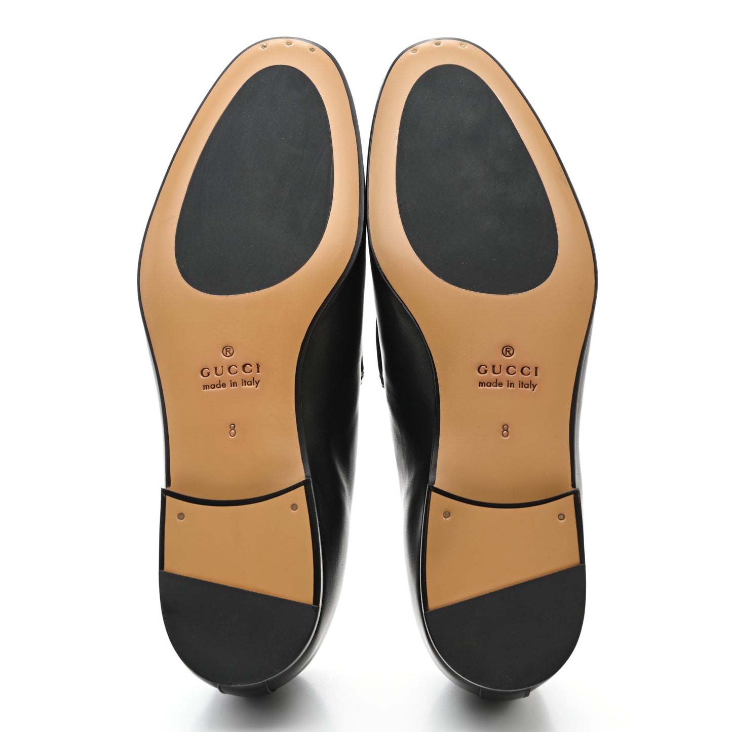 Calfskin Horsebit Mens Jordaan Loafers 8 Black