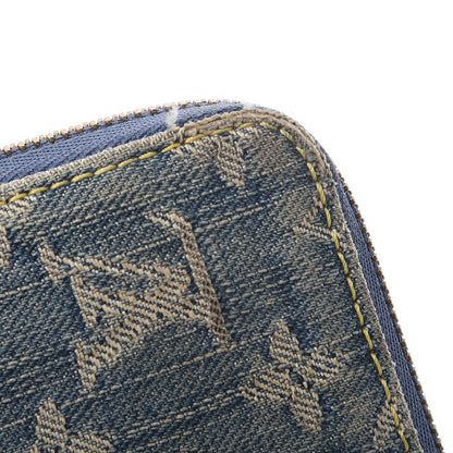 Louis Vuitton Monogram Denim Zippy Wallet Blue 16 of 17