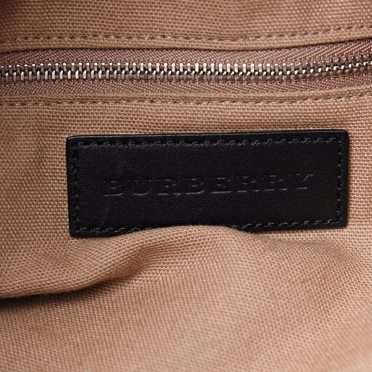 Burberry Grainy Calfskin Medium Check Ashby Hobo Black 5 of 8