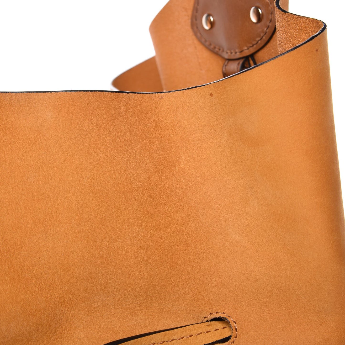 Suede Fringe Large Belgrove Bucket Bag Tan