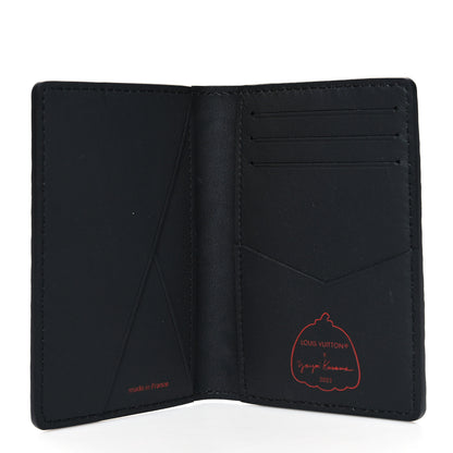 Louis Vuitton LV X YK Empreinte Pocket Organizer Black Red 5 of 10