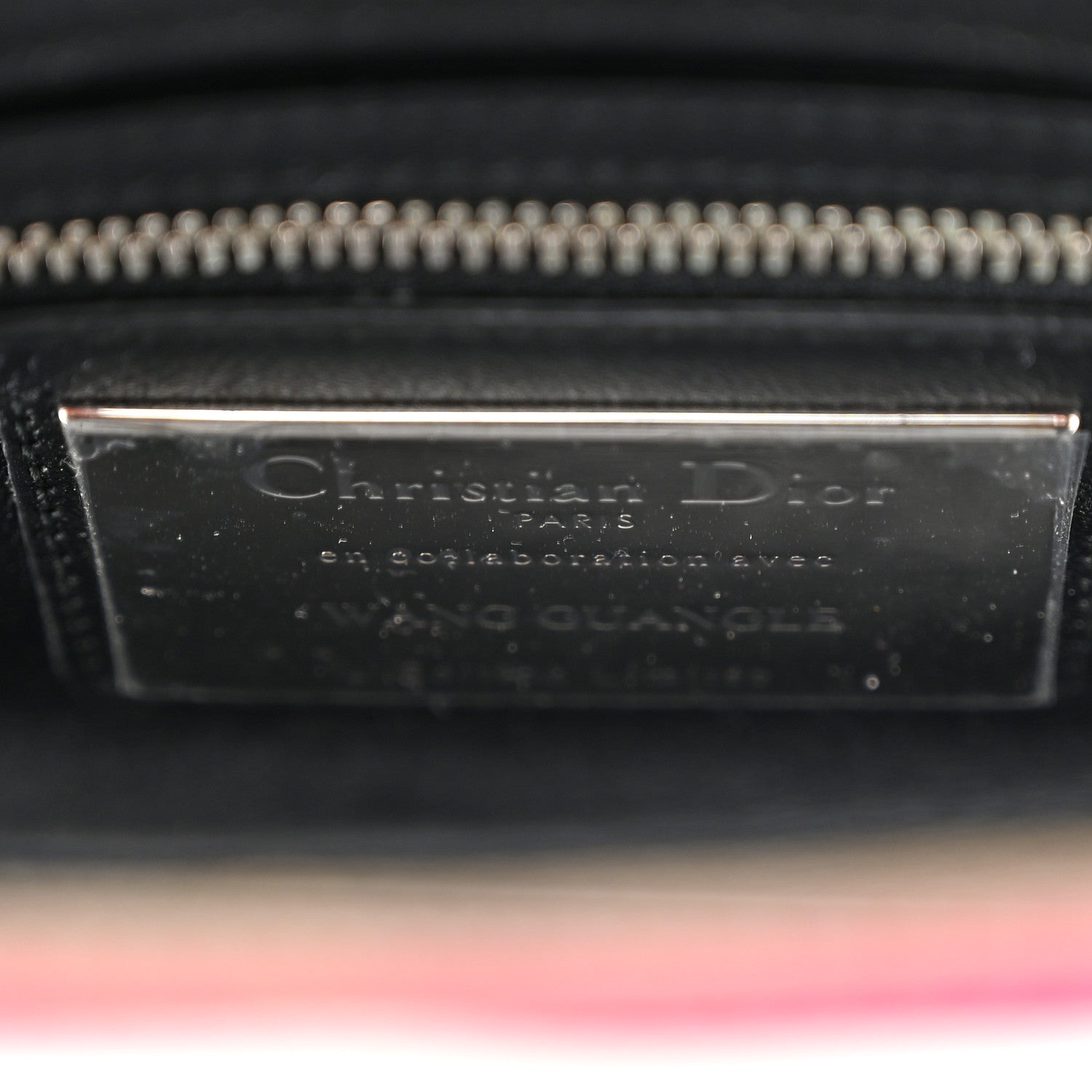 Christian Dior X WANG GUANGLE Technical Fabric Acrylic PVC Mini Lady Dior Multicolor 6 of 9