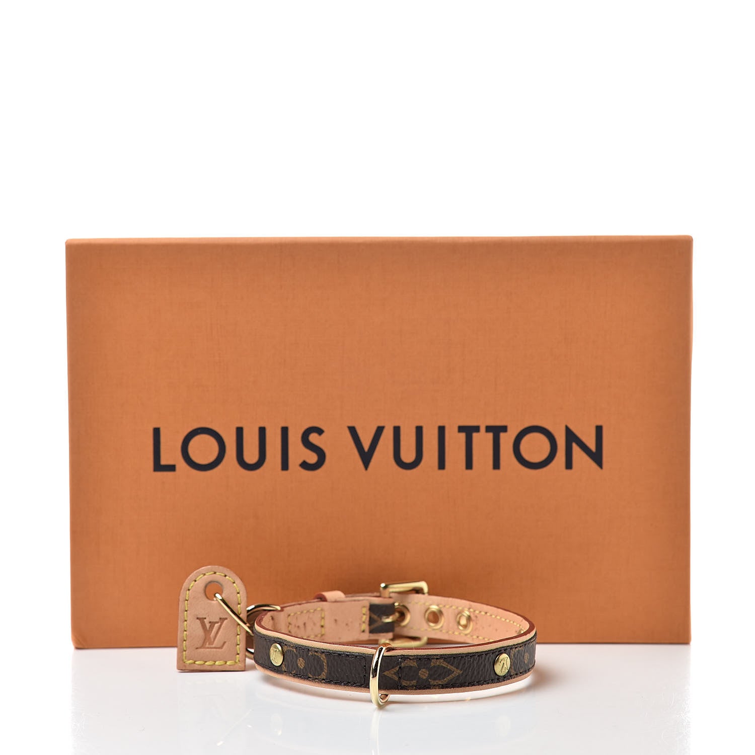 Louis Vuitton Monogram Baxter Dog Collar PM 9 of 9