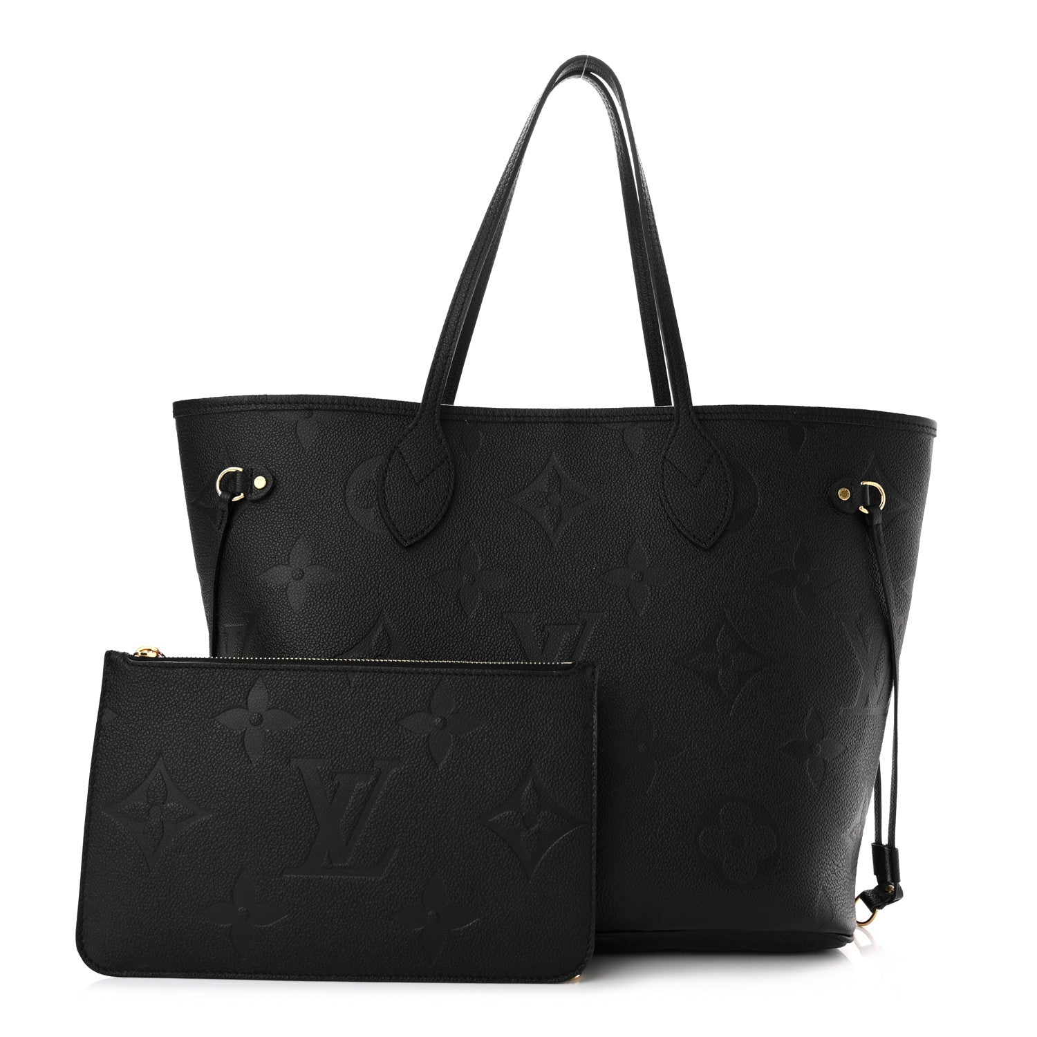 Louis Vuitton Empreinte Monogram Giant Neverfull MM Black 1 of 10
