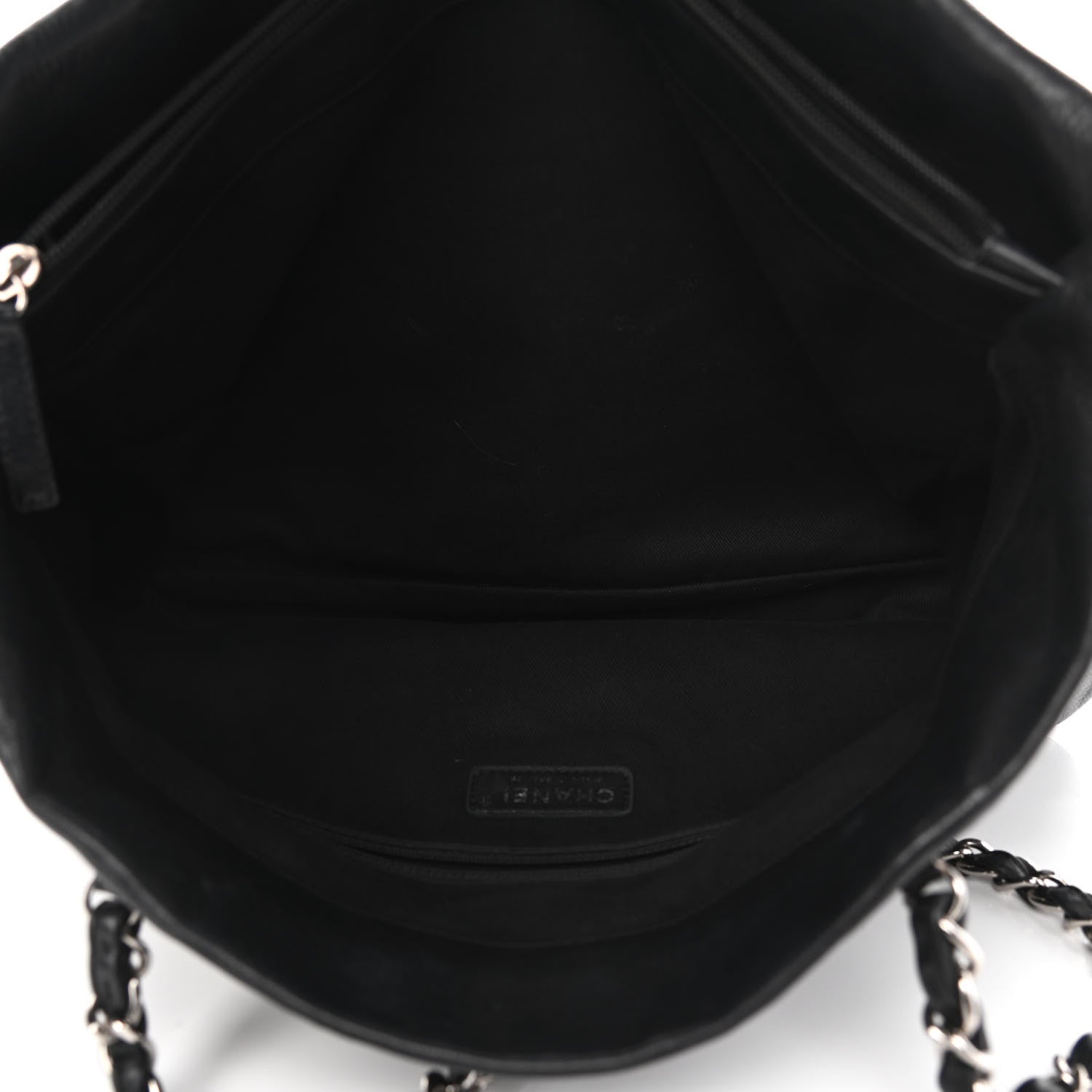 Chanel Calfskin Large Front Flap Tote Black 5 of 14