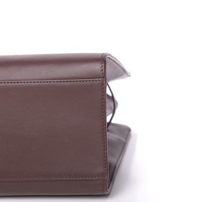 Mansur Gavriel Calfskin Sun Bag Burgundy 8 of 11