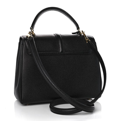 Celine Grained Calfskin Small 16 Top Handle Bag Black 3 of 11
