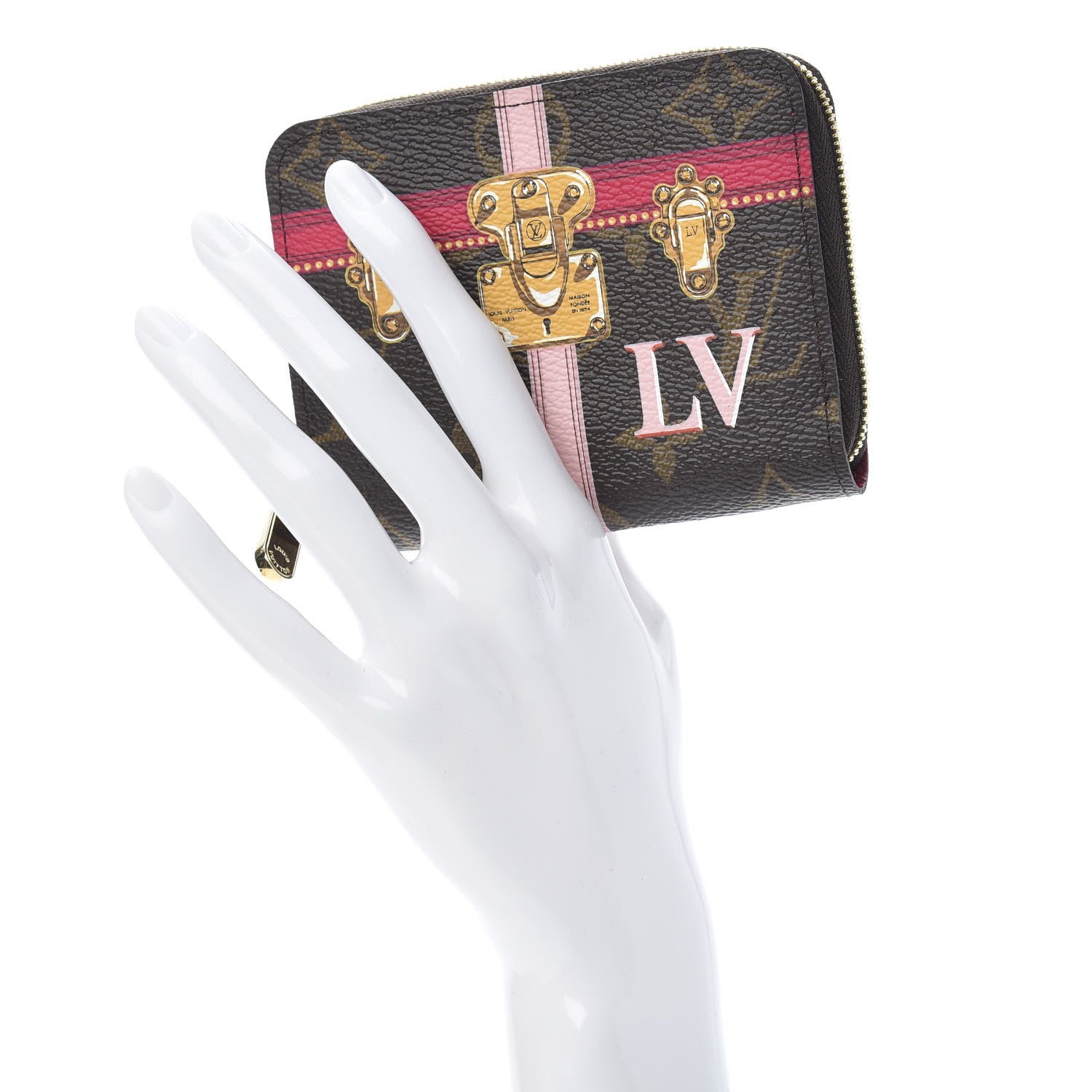 Louis Vuitton Monogram Summer Trunks Zippy Coin Purse 2 of 7
