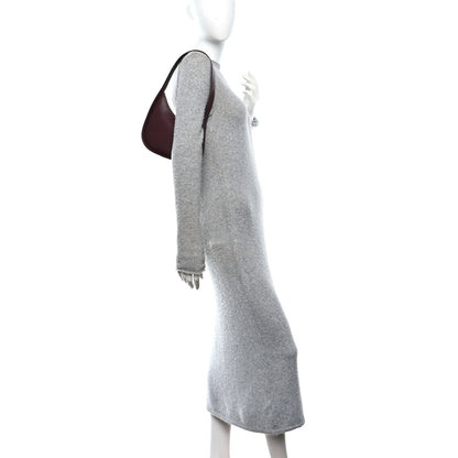 The Row Grained Calfskin Half Moon Shoulder Bag Raisin 2 of 10