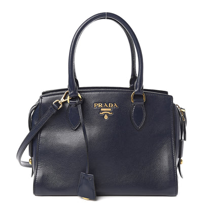 Prada Glace Calfskin Shoulder Bag Baltico 1 of 11
