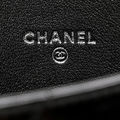 Chanel Patent Quilted Brilliant iPad Case Black 6 of 9