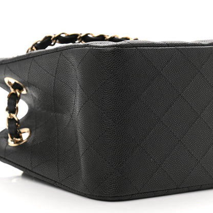 Chanel Caviar Quilted Mini Bucket Bag Black 9 of 11