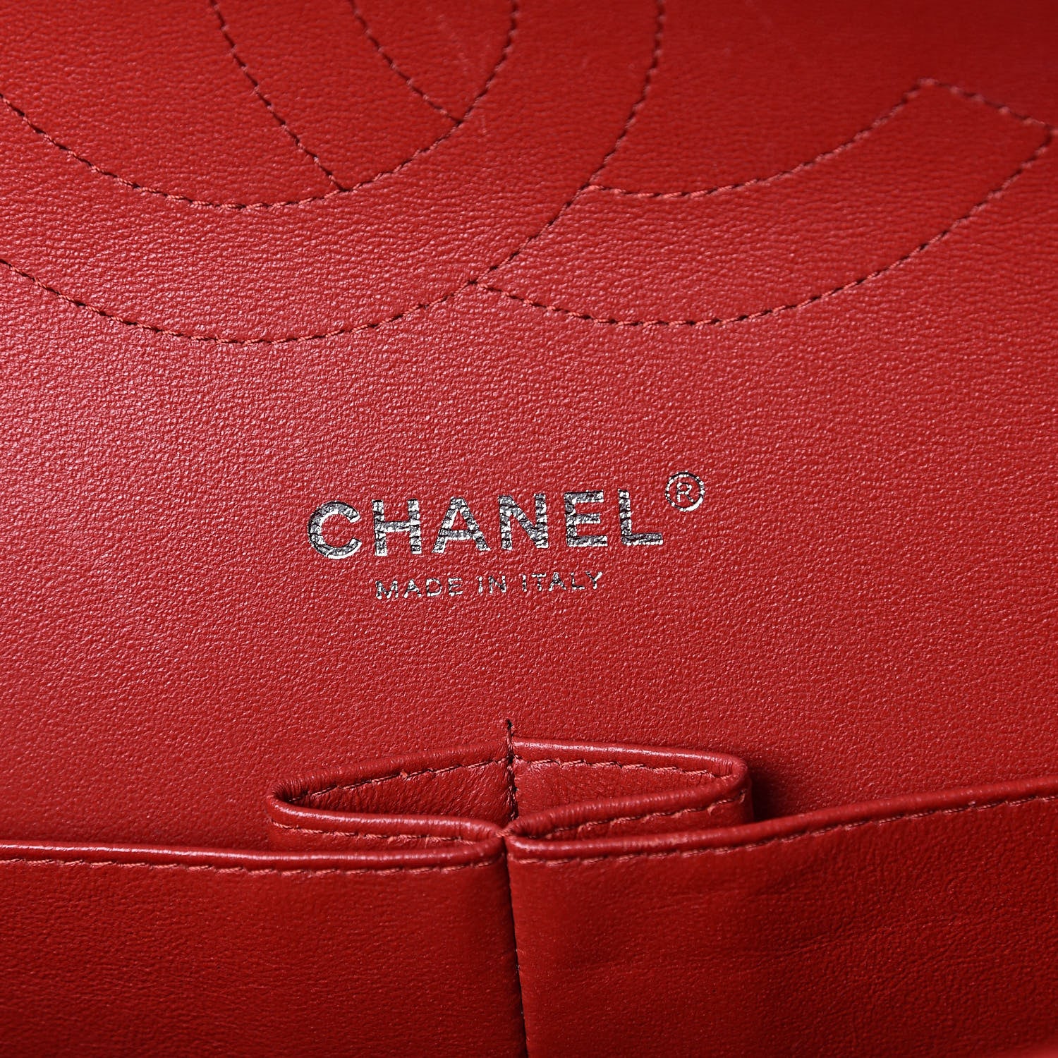 Chanel Lambskin Quilted Jumbo Double Flap Red 6 of 15