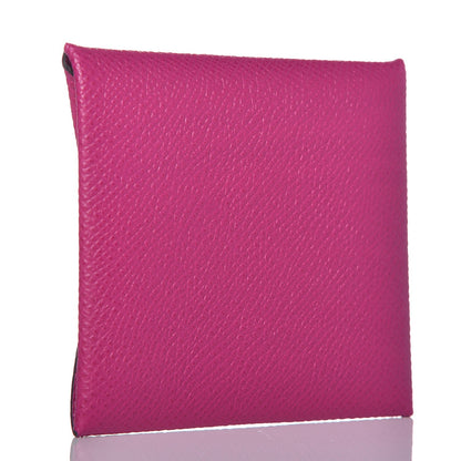 Hermes Epsom Bastia Coin Purse Rose Pourpre 3 of 8