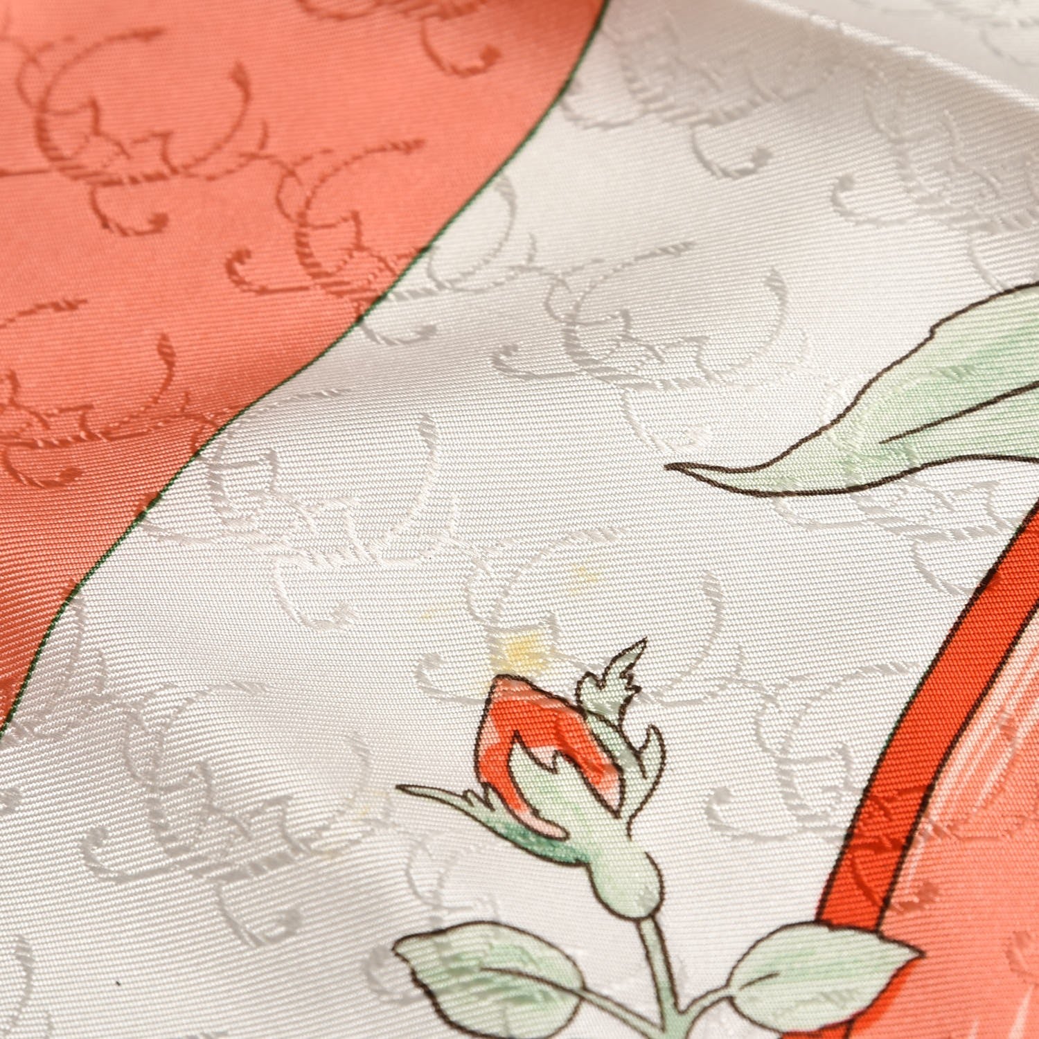 Hermes Jacquard Silk Romantique Scarf 90 8 of 12