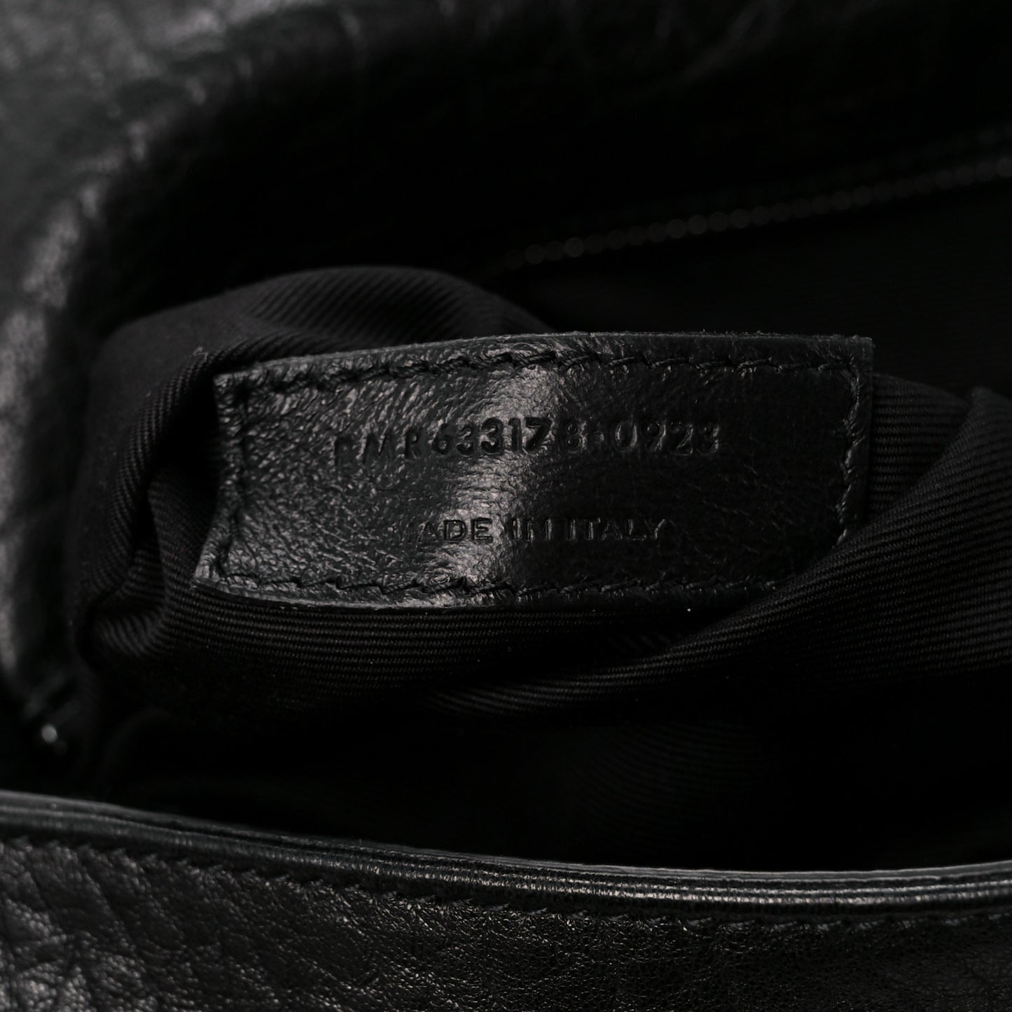 Grained Lambskin Monogram Medium Niki Chain Satchel Black