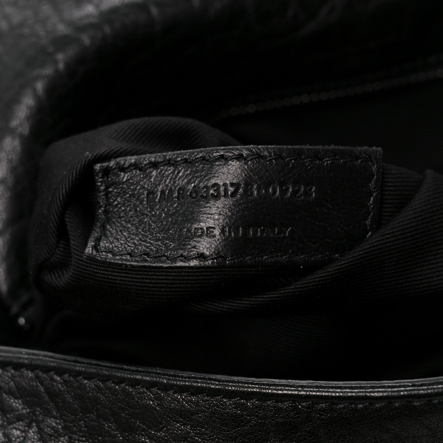 Saint Laurent Grained Lambskin Monogram Medium Niki Chain Satchel Black 8 of 11