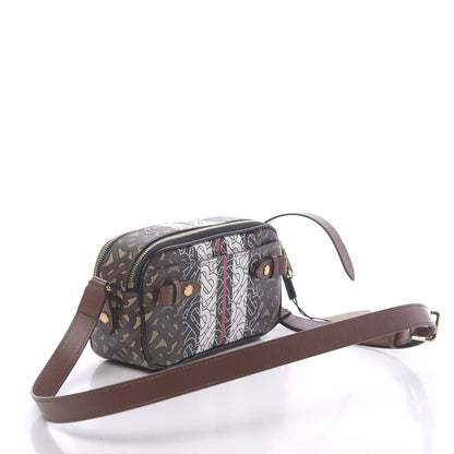 Burberry E-Canvas Monogram Stripe Convertible Camera Bag 4 of 13