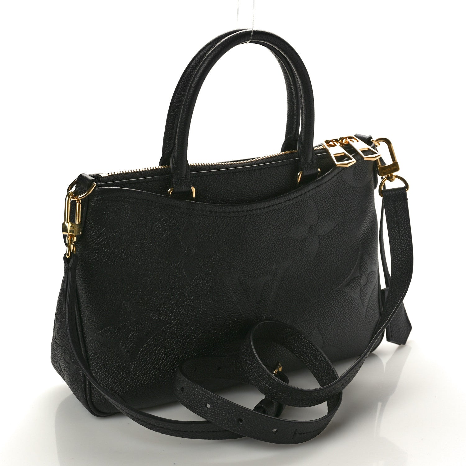 Louis Vuitton Empreinte Monogram Giant Trianon PM Black 2 of 8