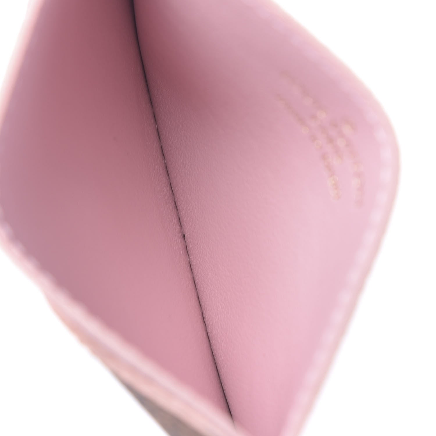 Louis Vuitton Damier Ebene Caissa Card Holder Rose Ballerine 5 of 6