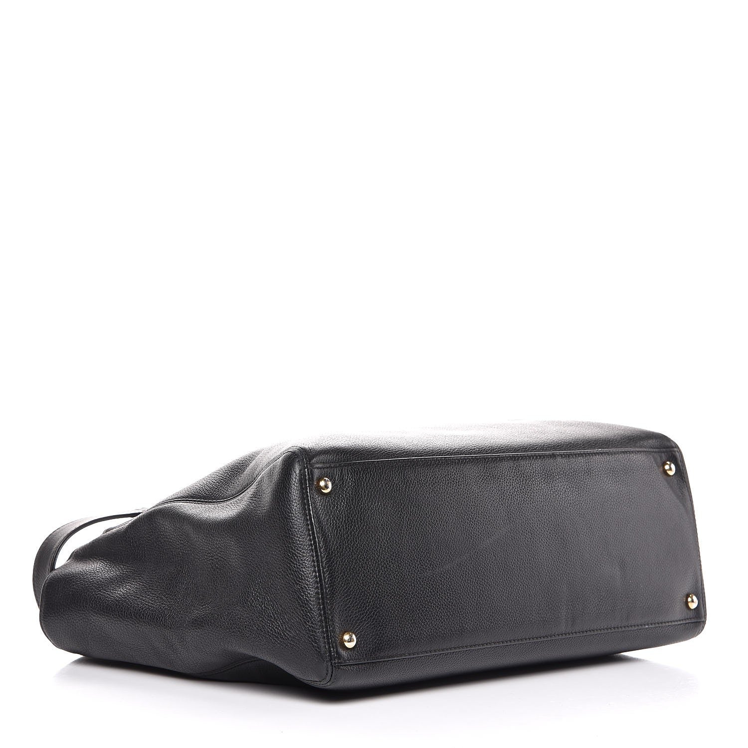 Chanel Calfskin Cerf Executive Shopper Tote Black 5 of 14