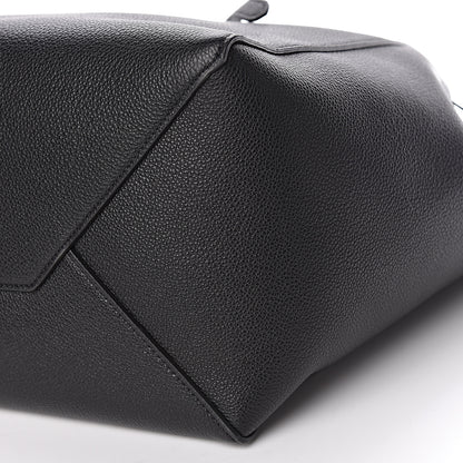 Celine Soft Grained Calfskin Small Belt Cabas Phantom Black 9 of 10