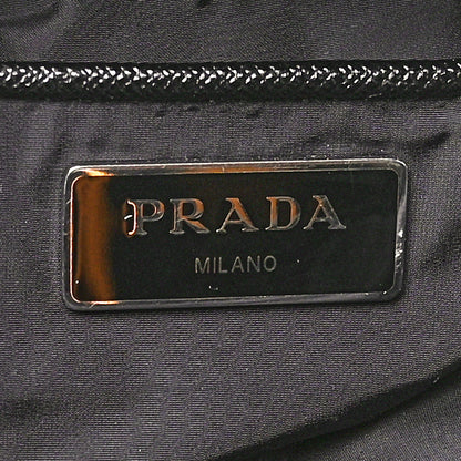 Prada Tessuto Nylon Snakeskin Print Tote Roccia 5 of 8