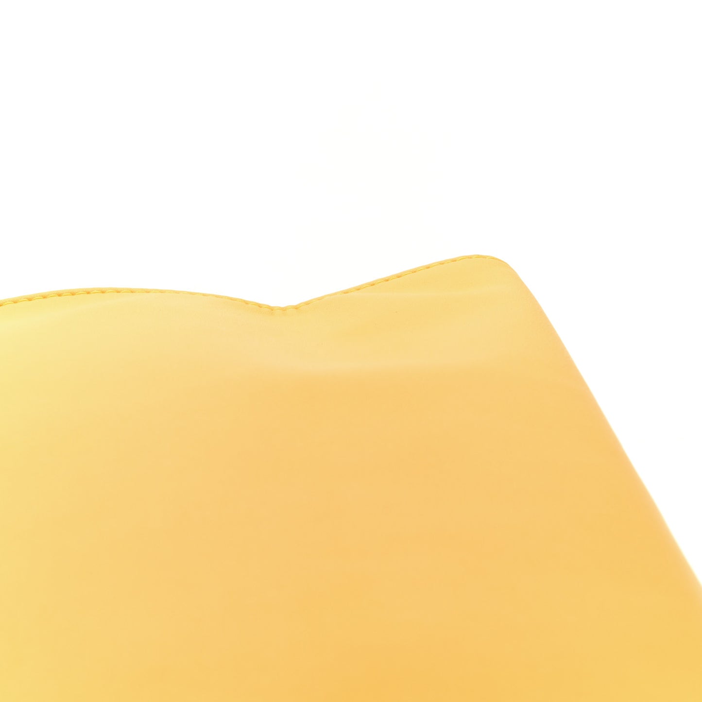 Vegan Leather Medium Shopping Bag Yellow