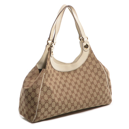 Gucci Monogram Charmy Medium Shoulder Bag Off White 3 of 8
