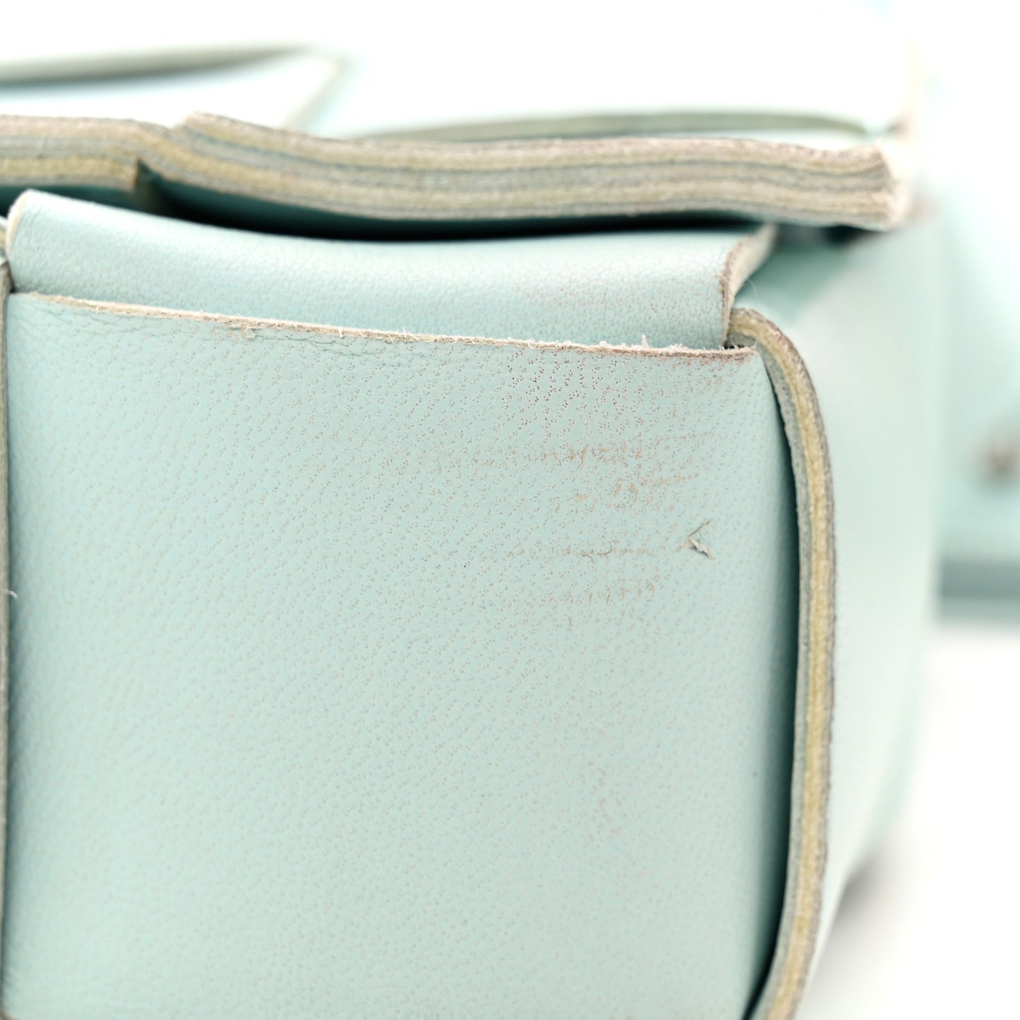 Nappa Maxi Intreccio Cassette Bag Teal Washed