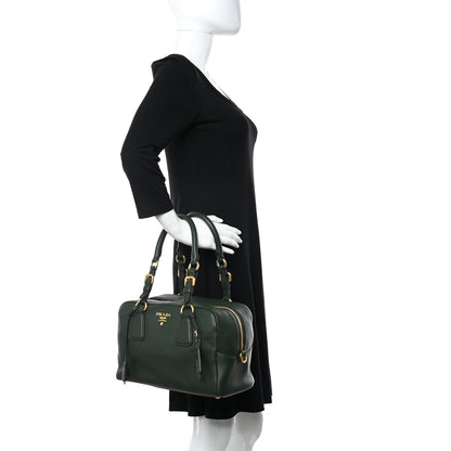 Prada Vitello Daino Top Handle Tote Foresta 2 of 19