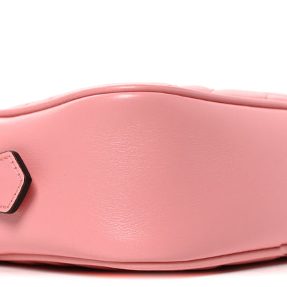 Gucci Calfskin Matelasse Mini GG Marmont Chain Shoulder Bag Wild Rose 7 of 9