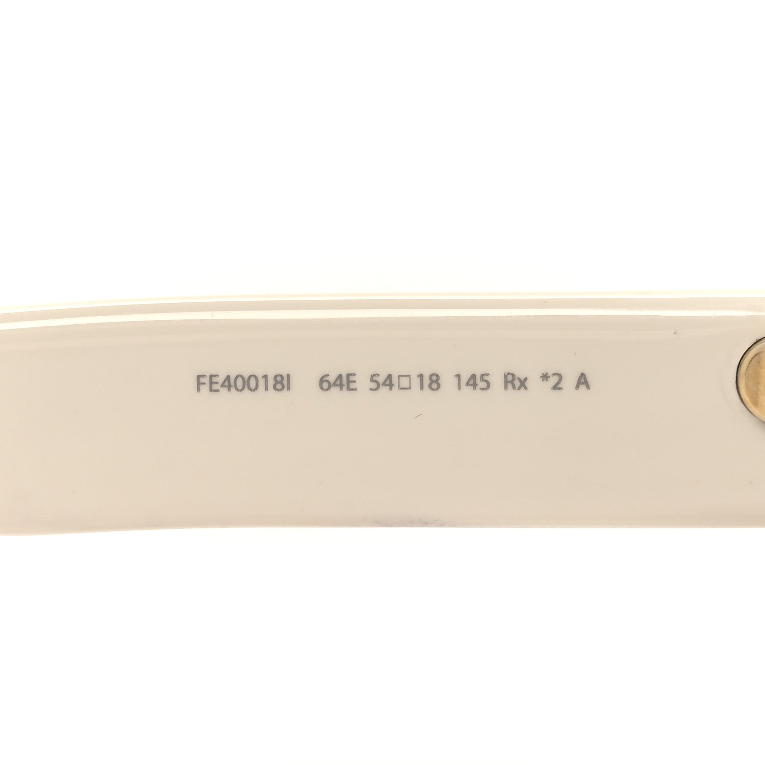 Fendi Acetate Fendi Bold Sunglasses FE40018I White 6 of 8