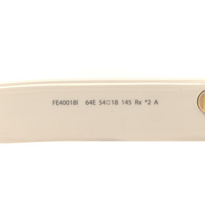 Fendi Acetate Fendi Bold Sunglasses FE40018I White 6 of 8