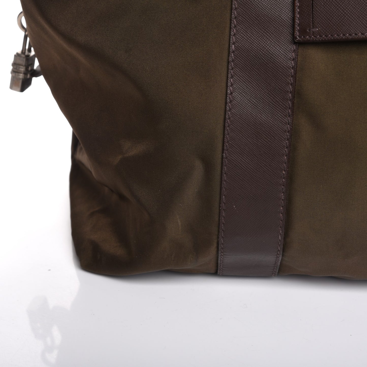 Nylon Vela Large Tote Moro