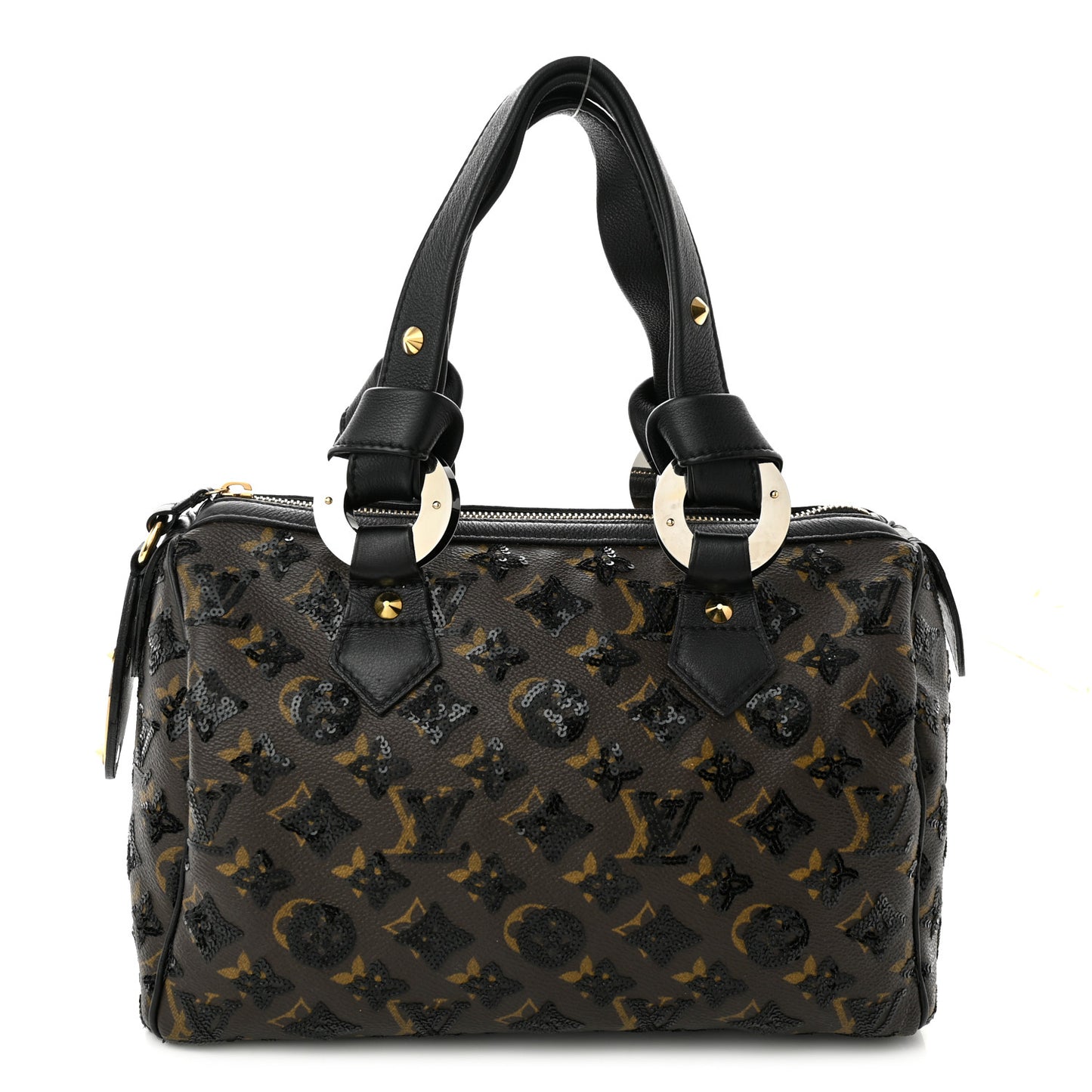 Monogram Sequins Eclipse Speedy 28 Black