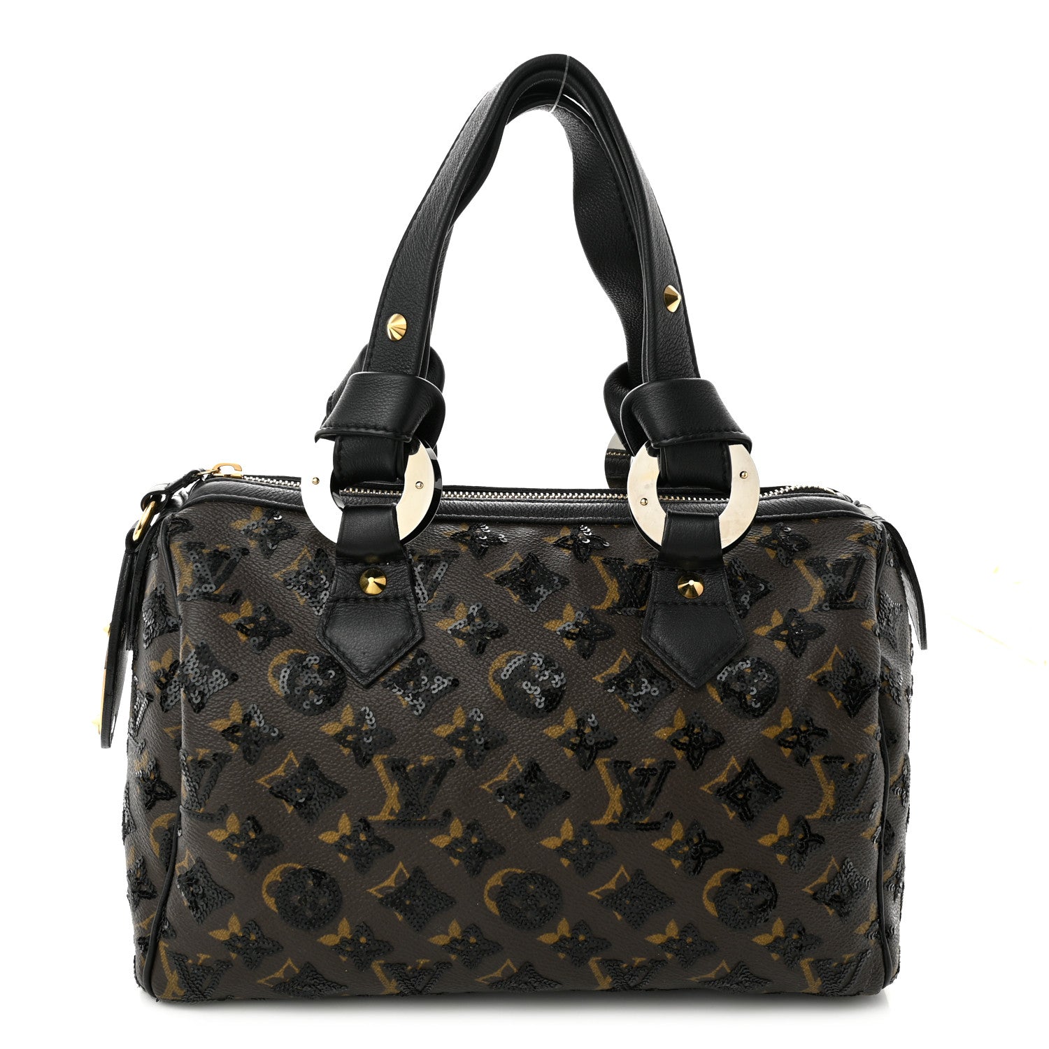 Louis Vuitton Monogram Sequins Eclipse Speedy 28 Black 1 of 9