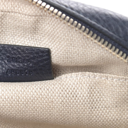 Gucci Pebbled Calfskin Small Soho Disco Bag Blue 7 of 11