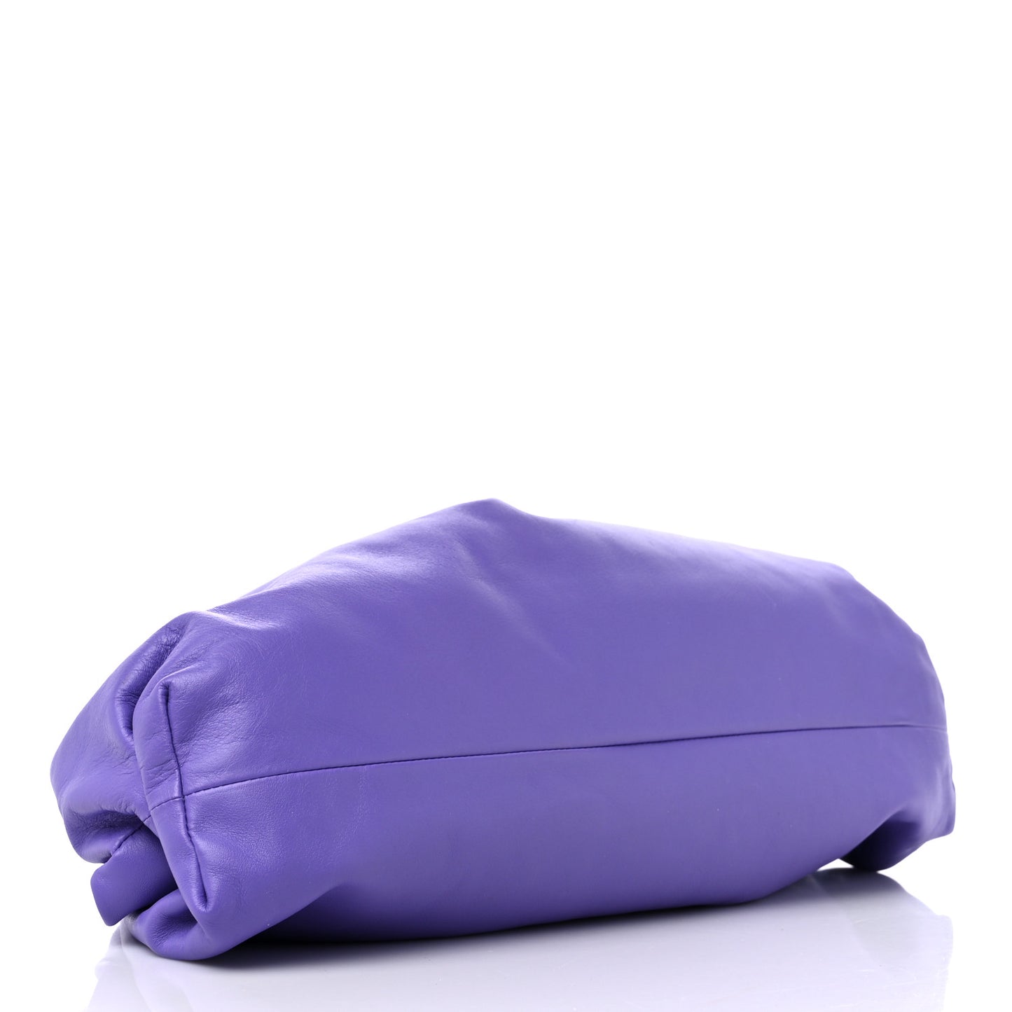 Smooth Butter Calf The Pouch Oversized Clutch Purple