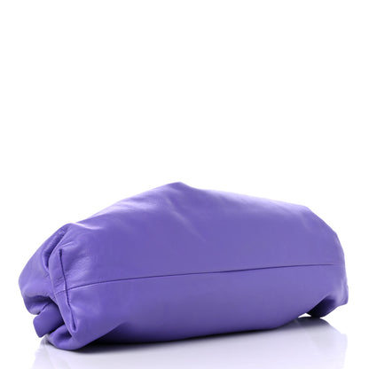 Bottega Veneta Smooth Butter Calf The Pouch Oversized Clutch Purple 4 of 9
