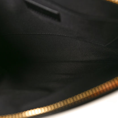Versace Calfskin Medusa Print Zip Pouch Black 5 of 7