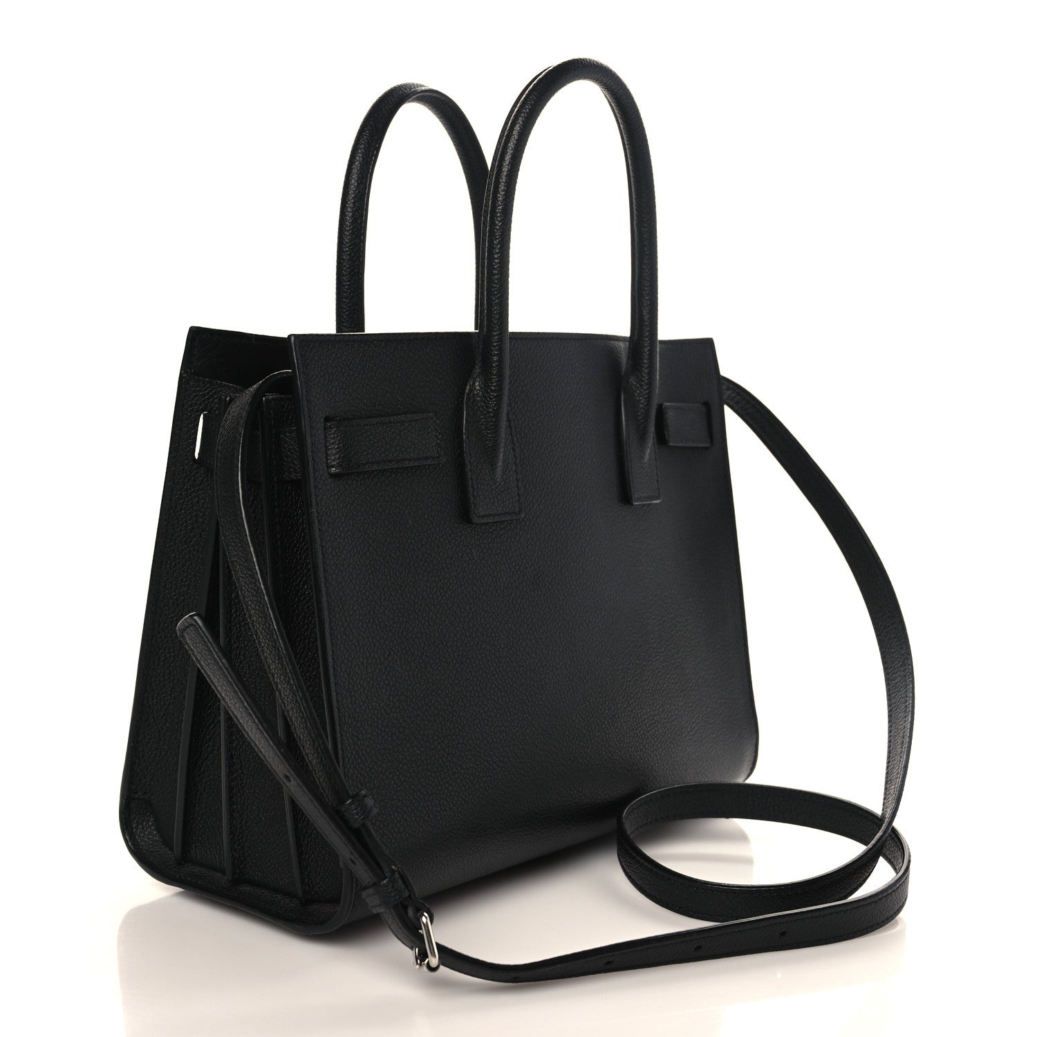 Saint Laurent Grained Calfskin Baby Sac De Jour Black 3 of 10