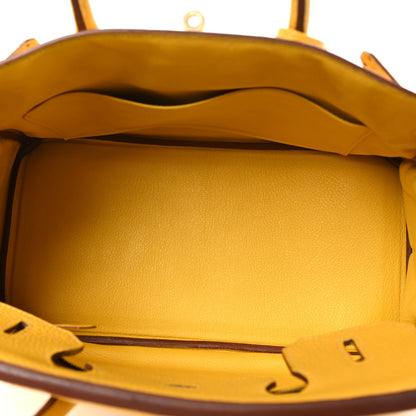 Hermes Togo BIRKIN 30 Jaune Ambre 5 of 10