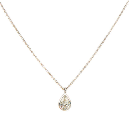 Tiffany Platinum Pear Shape .65ctw Diamonds By The Yard Necklace 1 of 7