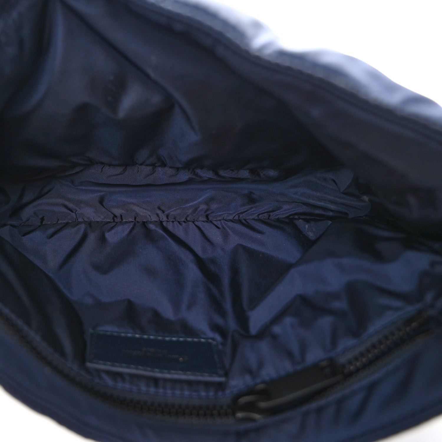 Saint Laurent Econyl Nylon Le 5 A 7 Hobo Navy 5 of 11