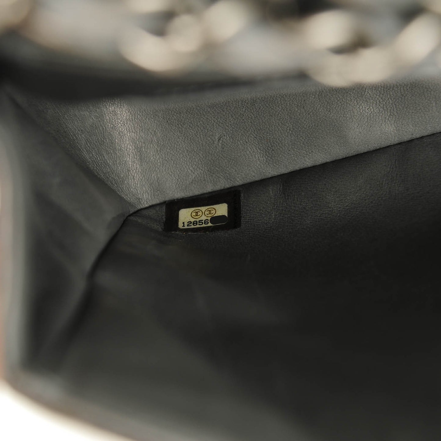 Metallic Alligator Jumbo Single Flap Grey