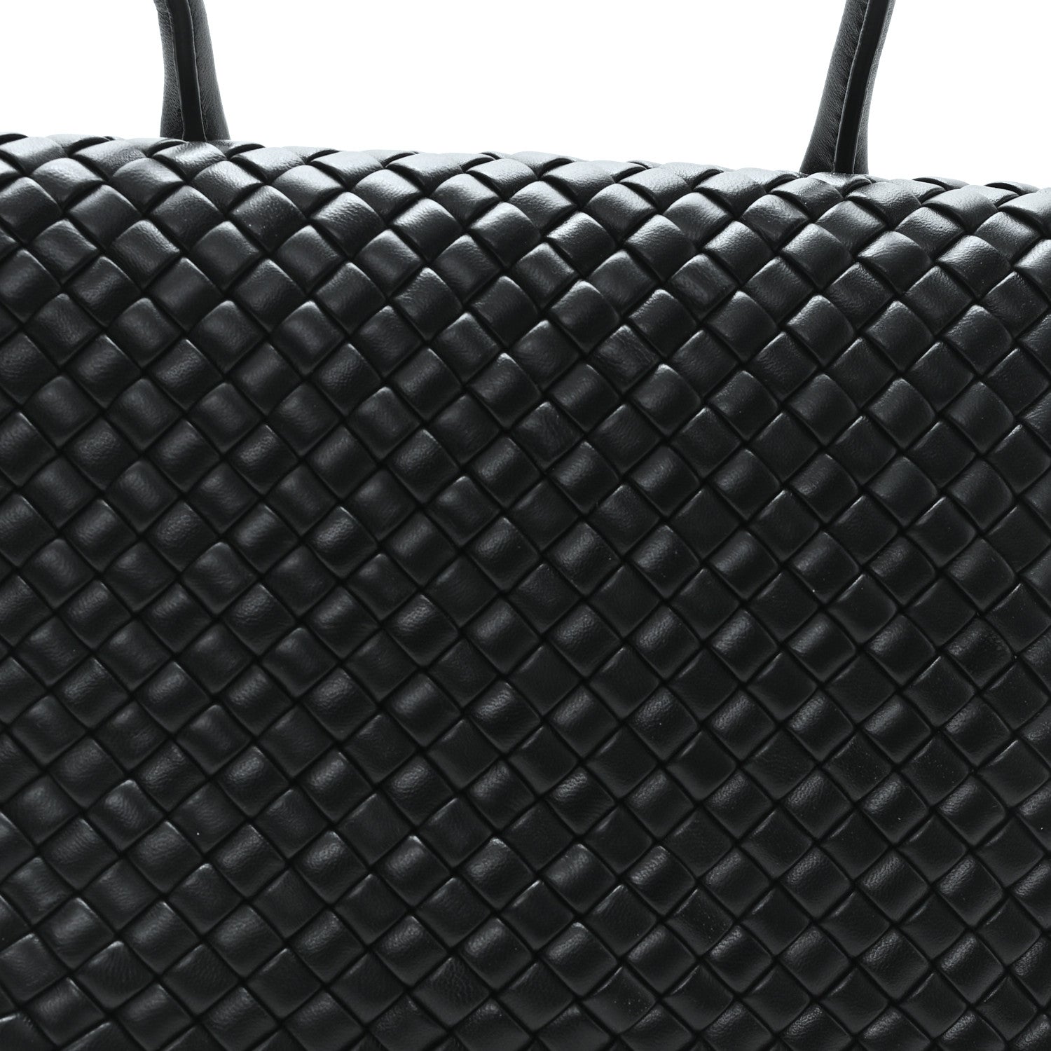Bottega Veneta Nappa Intrecciato Patti Top Handle Bag Black 8 of 10